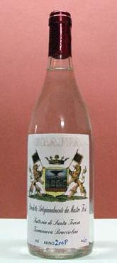 Bottiglia di grappa artigianale 2008